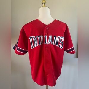 Vintage 1990s Starter Cleveland Indians jersey- large